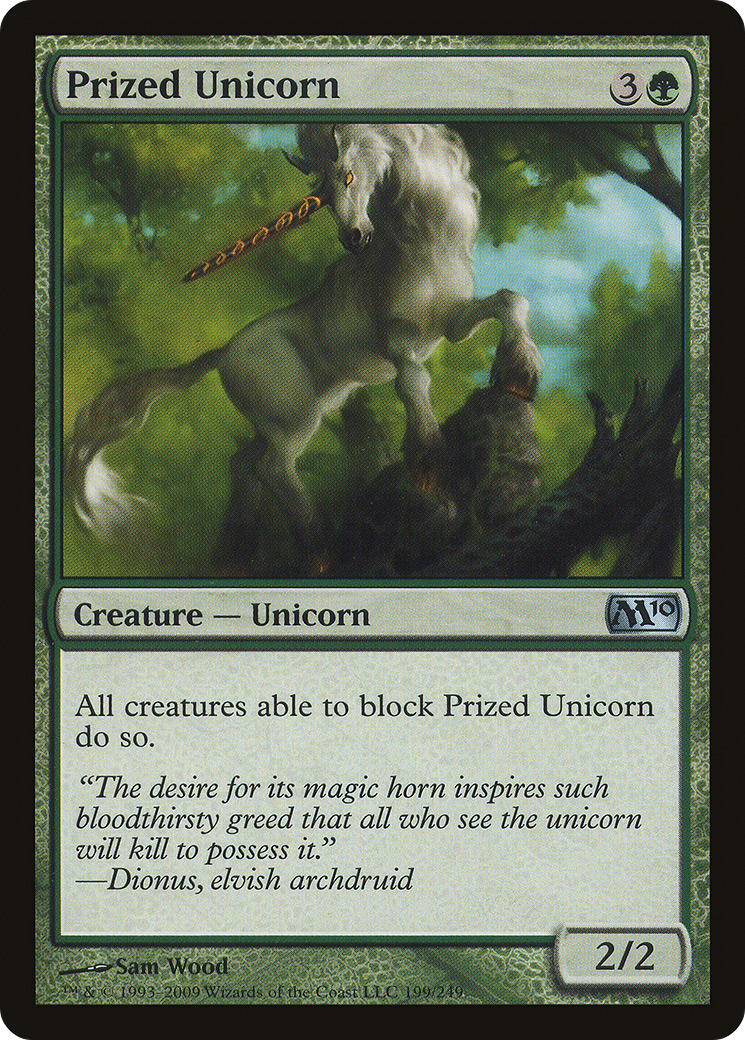 Prized Unicorn (M10-199) [Magic 2010] MTG Single Wizards of the Coast