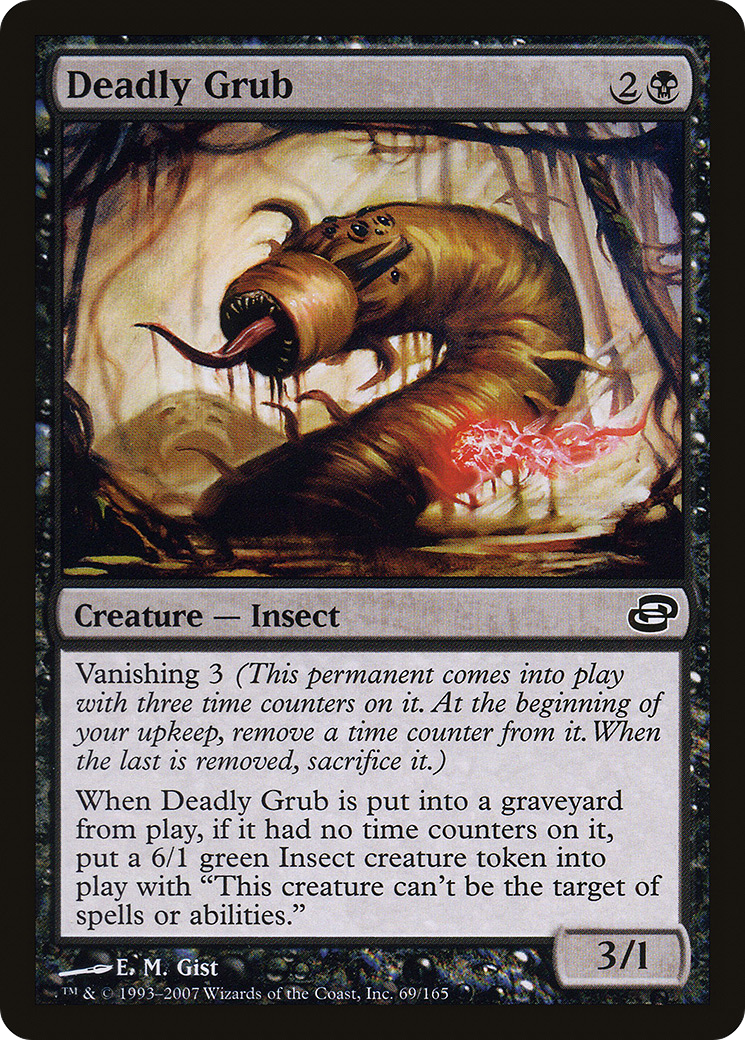 Deadly Grub (PLC-069) [Planar Chaos] Foil MTG Single Wizards of the Coast