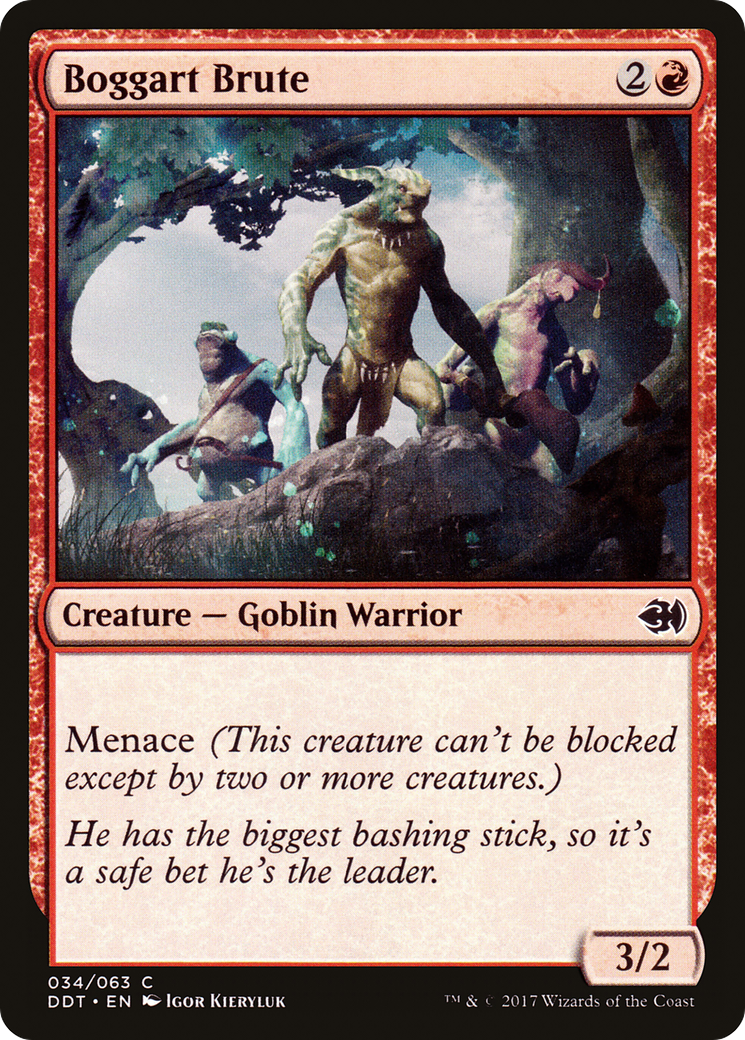 Boggart Brute (DDT-034) [Misc] Duel Decks: Merfolk vs. Goblins MTG Single Wizards of the Coast