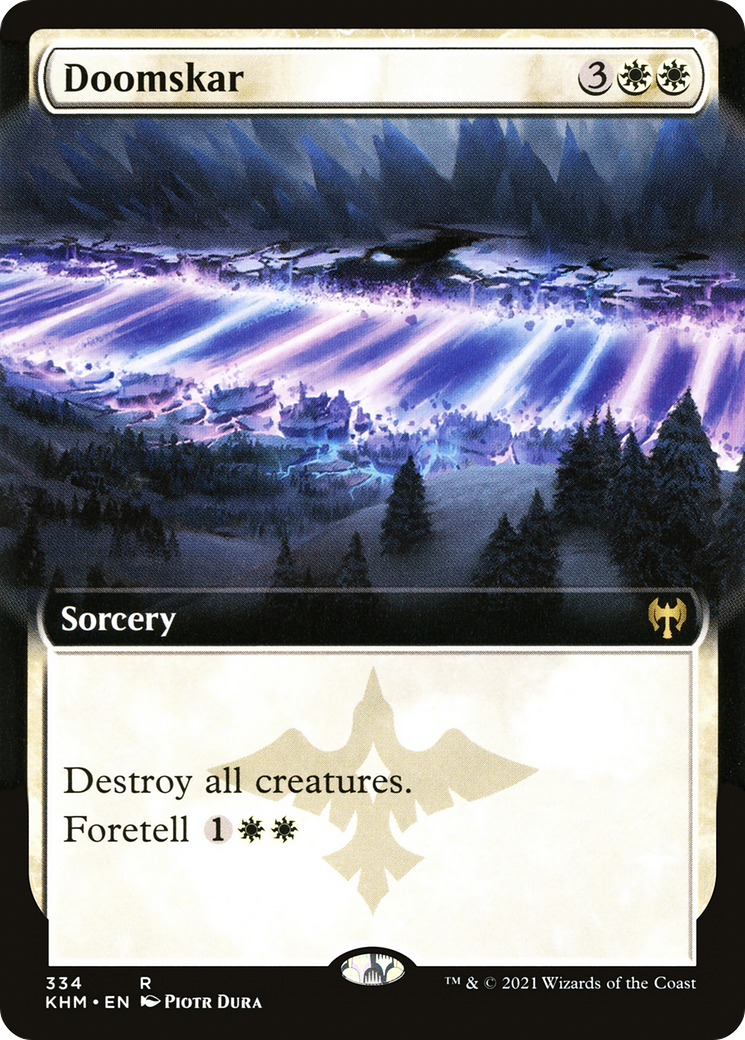 Doomskar (KHM-334) [Kaldheim] (Extended Art) Foil MTG Single Wizards of the Coast