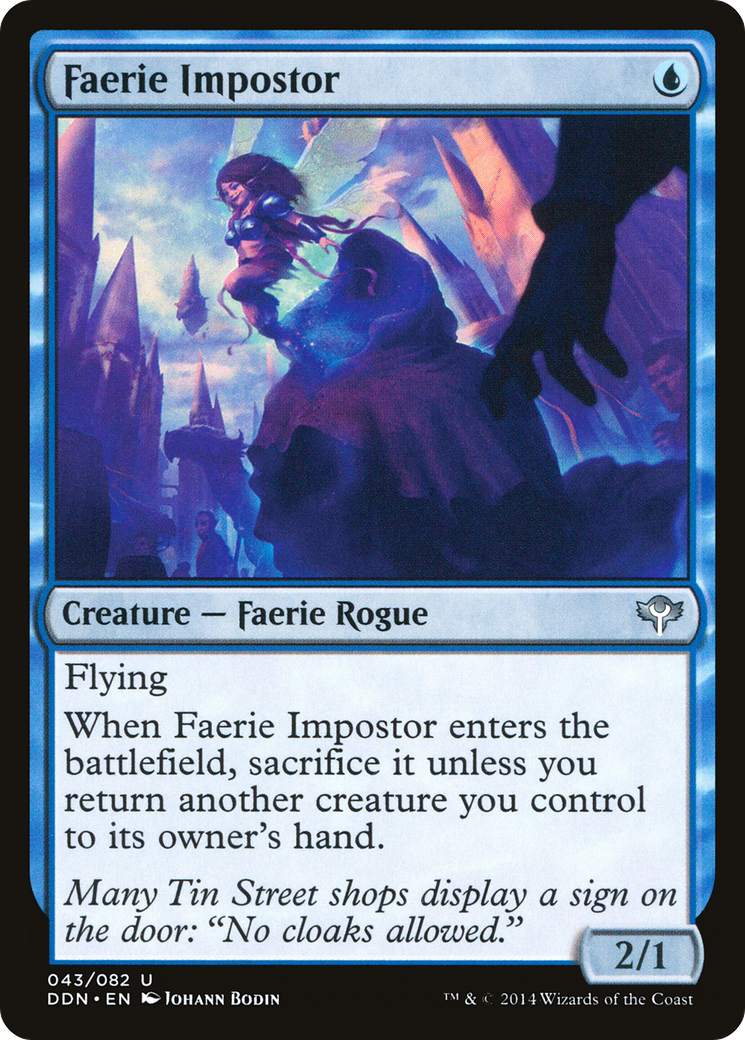 Faerie Impostor (DDN-043) [Misc] Duel Decks: Speed vs. Cunning MTG Single Wizards of the Coast