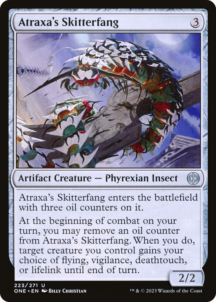 Atraxa's Skitterfang (ONE-223) [Phyrexia: All Will Be One] Foil MTG Single Wizards of the Coast