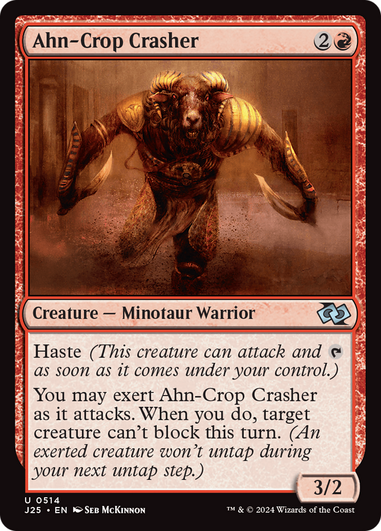 Ahn-Crop Crasher (J25-514) [Foundations Jumpstart] MTG Single Wizards of the Coast