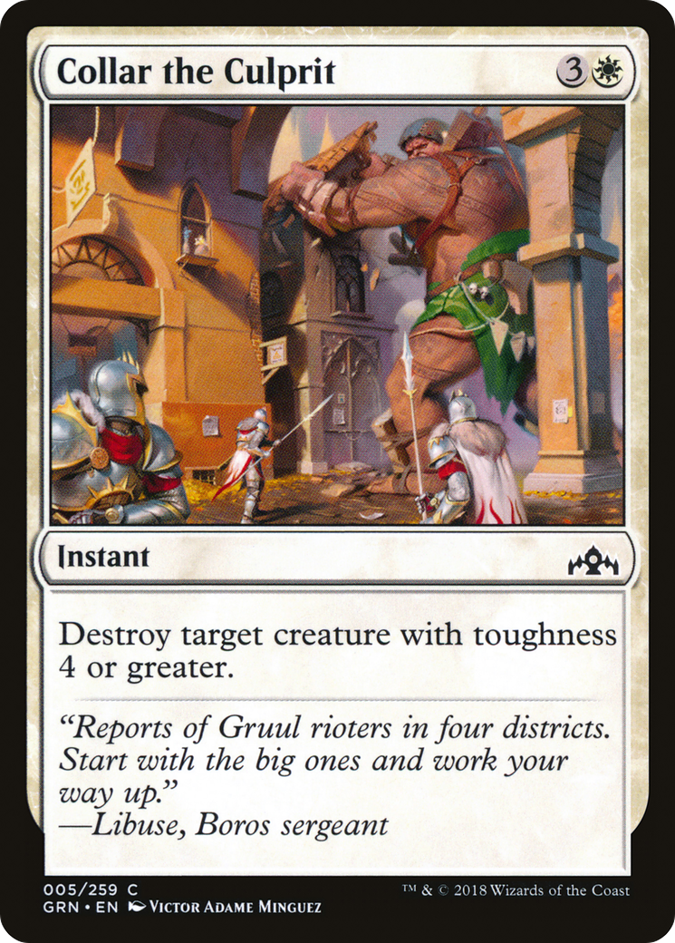 Collar the Culprit (GRN-005) [Guilds of Ravnica] MTG Single Wizards of the Coast