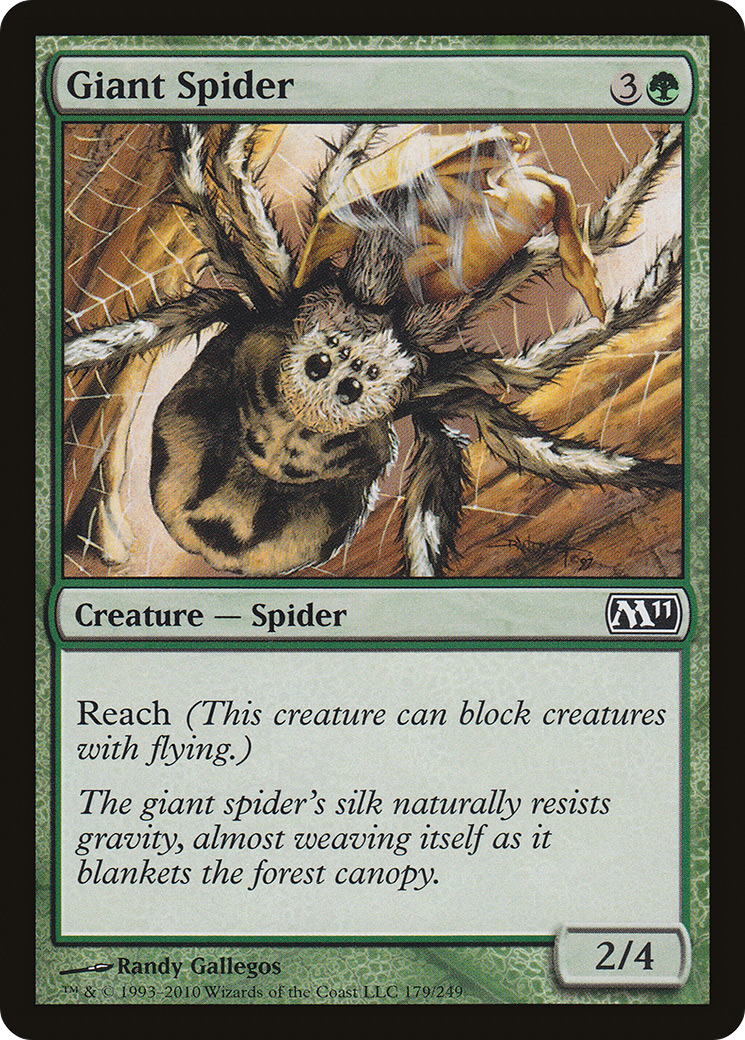 Giant Spider (M11-179) [Magic 2011] MTG Single Wizards of the Coast