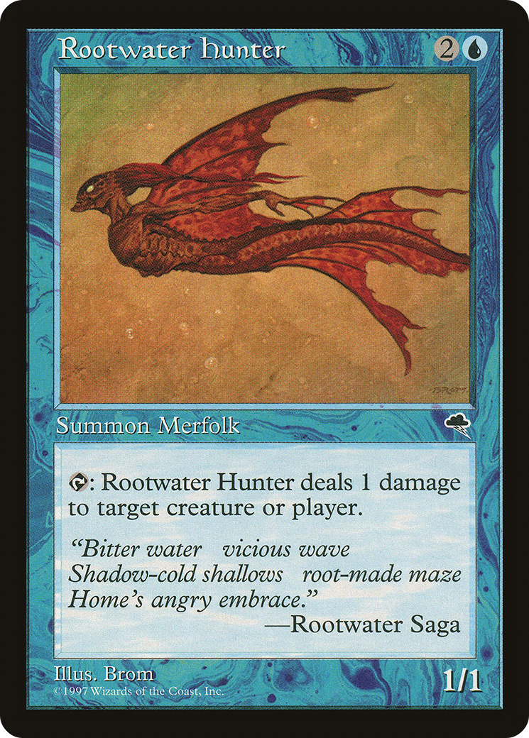Rootwater Hunter (TMP-082) [Tempest] MTG Single Wizards of the Coast