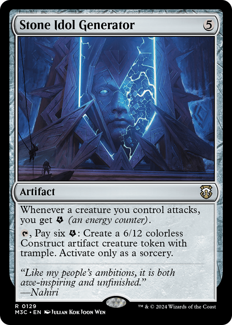 Stone Idol Generator (M3C-129) [Modern Horizons 3 Commander] MTG Single Wizards of the Coast