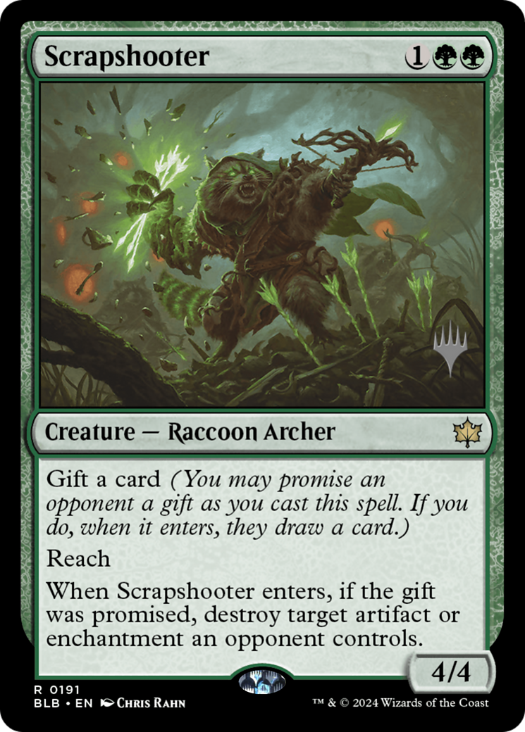 Scrapshooter (PPBLB-191) [Bloomburrow Promos] Foil MTG Single Wizards of the Coast