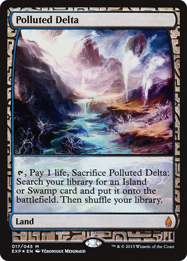 Polluted Delta (EXP-017) [Zendikar Expeditions] Foil MTG Single Wizards of the Coast