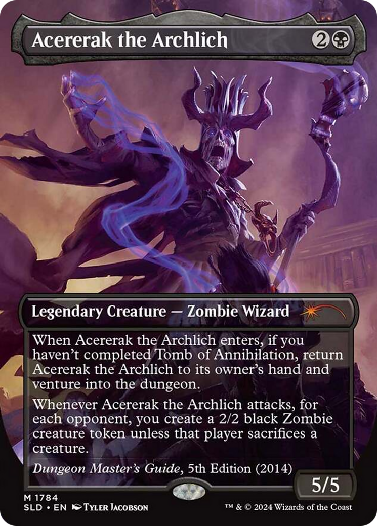 Acererak the Archlich (SLD-1784) [Secret Lair] Drop (Borderless) MTG Single Wizards of the Coast