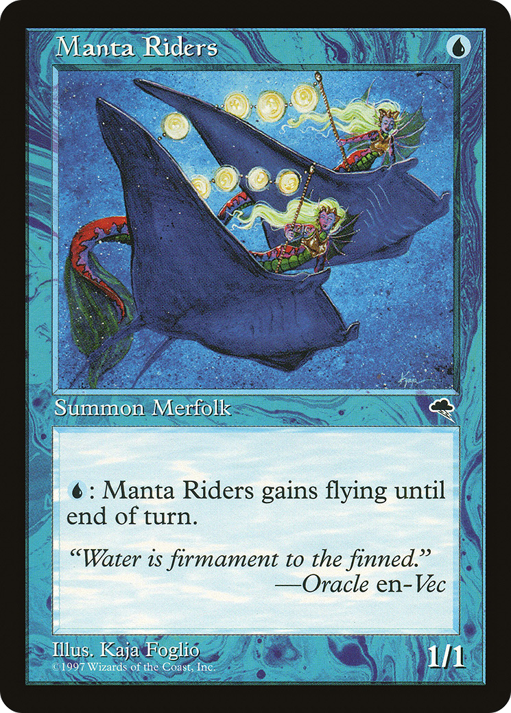 Manta Riders (TMP-074) [Tempest] MTG Single Wizards of the Coast