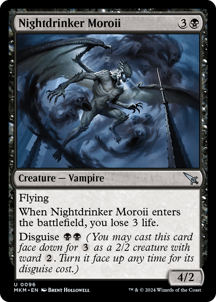 Nightdrinker Moroii (MKM-096) [Murders at Karlov Manor] Foil MTG Single Murders at Karlov Manor
