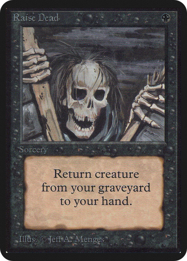 Raise Dead (LEA-122) [Oldschool] Limited Edition Alpha MTG Single Wizards of the Coast