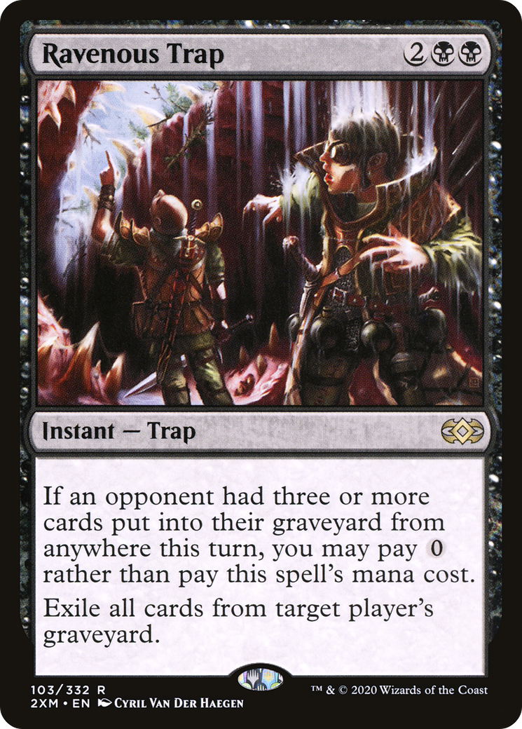 Ravenous Trap (2XM-103) [Double Masters] Foil MTG Single Wizards of the Coast