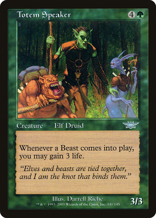 Totem Speaker (LGN-141) [Legions] MTG Single Wizards of the Coast