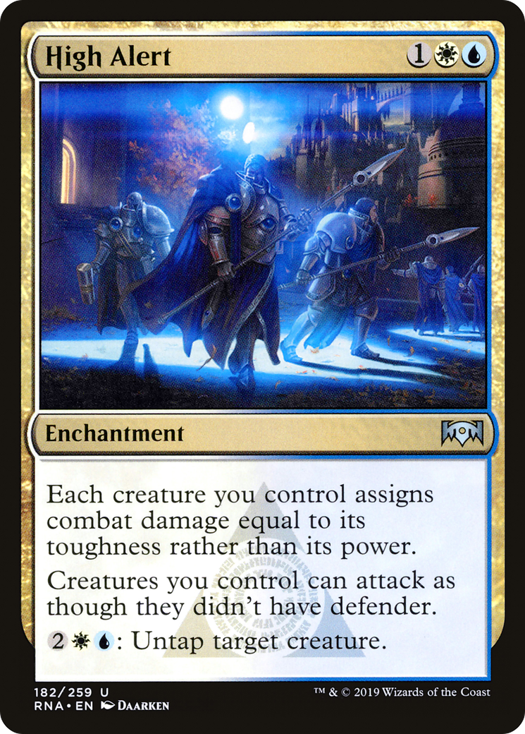 High Alert (RNA-182) [Ravnica Allegiance] Foil MTG Single Wizards of the Coast