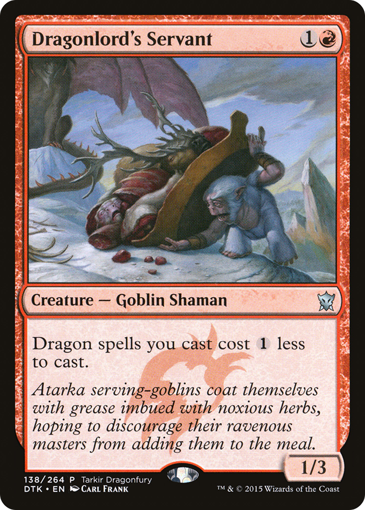Dragonlord's Servant (TDP-138) [Tarkir Dragonfury] MTG Single Wizards of the Coast
