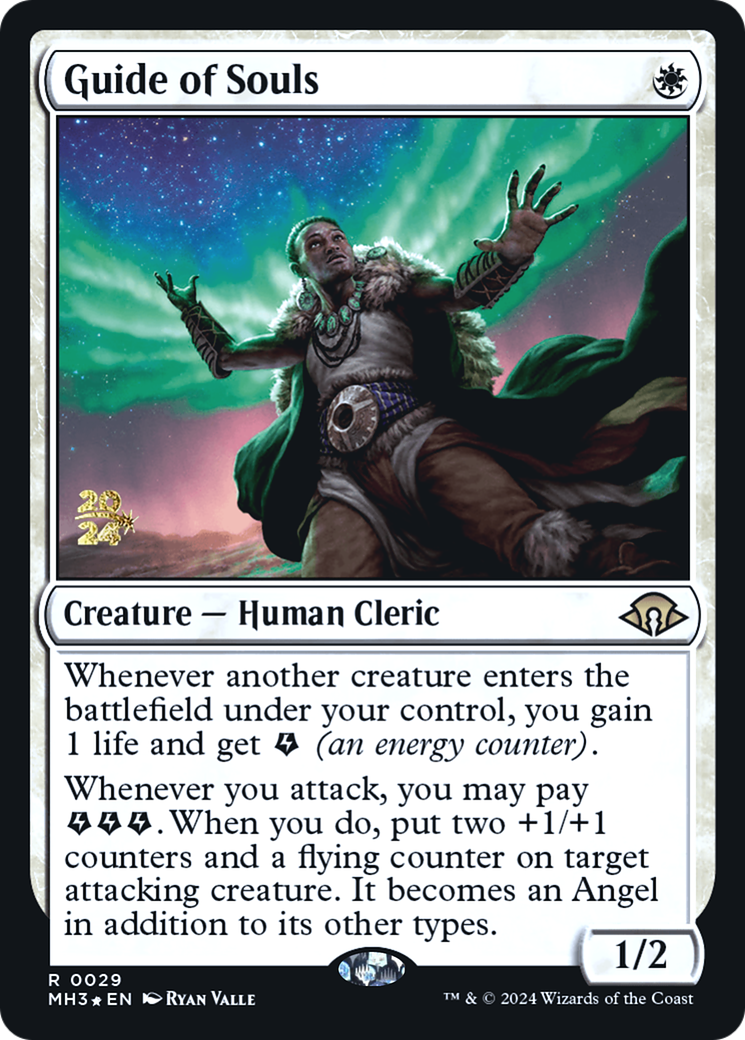 Guide of Souls (PRE-029) [Modern Horizons 3 Promos] Foil MTG Single Wizards of the Coast