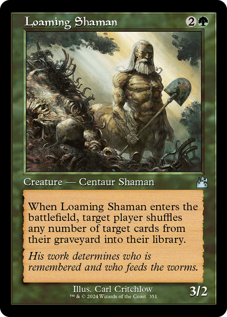 Loaming Shaman (RVR-351) [Ravnica Remastered] MTG Single Wizards of the Coast