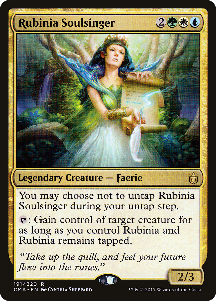 Rubinia Soulsinger (CMA-191) [Commander Anthology] MTG Single Wizards of the Coast