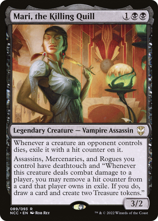 Mari, the Killing Quill (NCC-089) [New Capenna Commander] MTG Single Wizards of the Coast