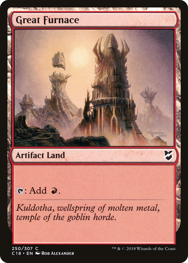 Great Furnace (C18-250) [Commander 2018] MTG Single Wizards of the Coast