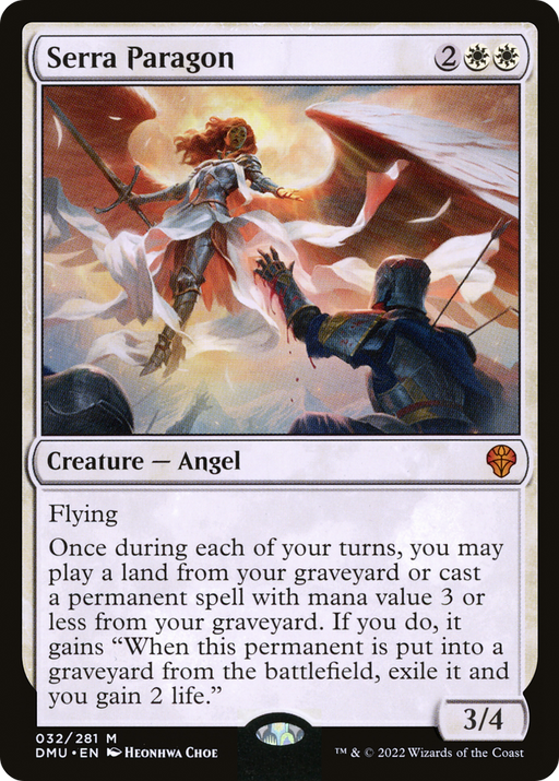 Serra Paragon (DMU-032) [Dominaria United] Foil MTG Single Wizards of the Coast