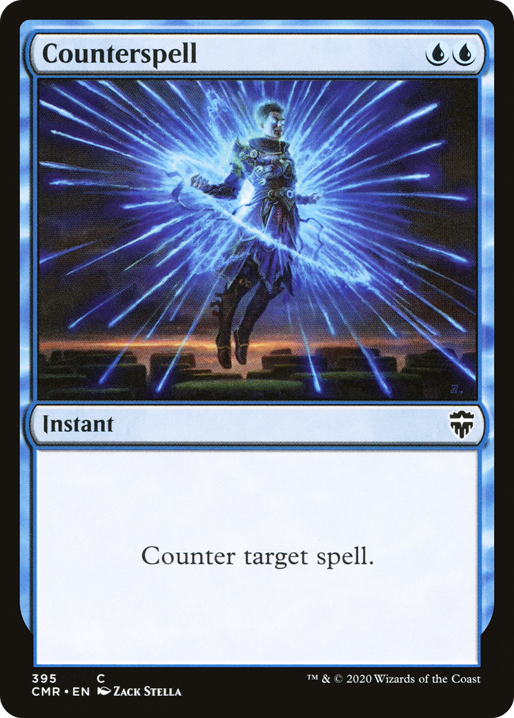 Counterspell (CMR-395) [Commander Legends] MTG Single Wizards of the Coast