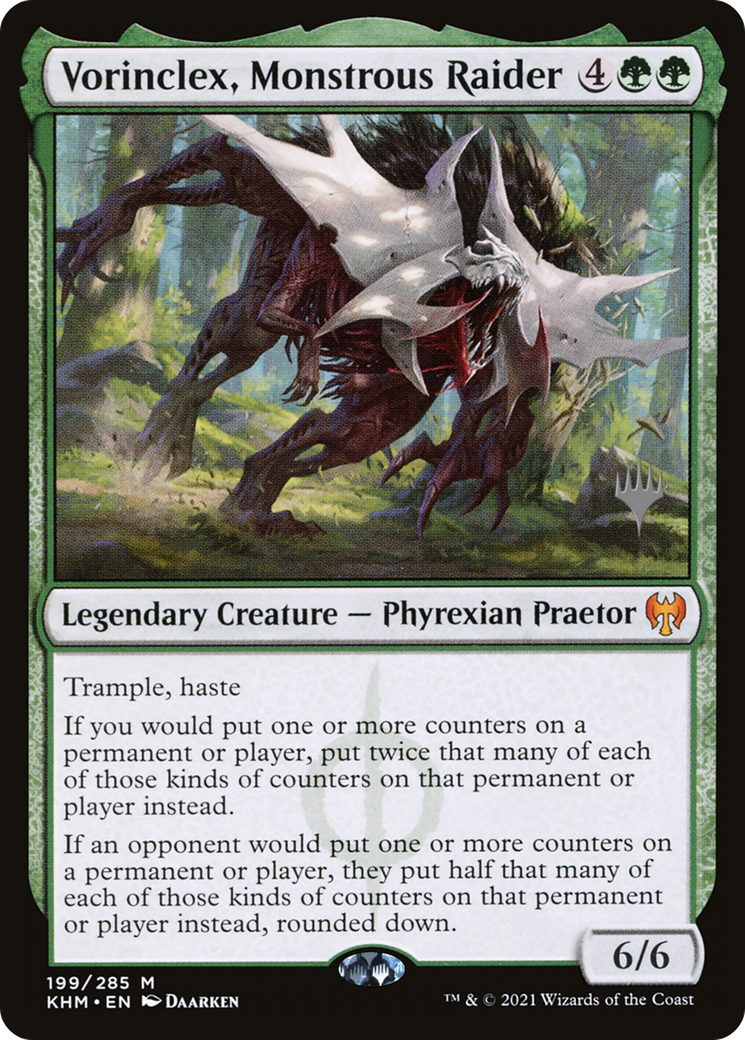 Vorinclex, Monstrous Raider (PPKHM-199) [Kaldheim Promos] Foil MTG Single Wizards of the Coast