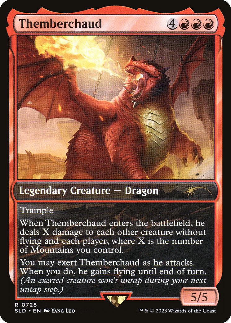 Themberchaud (SLD-728) [Secret Lair] Drop MTG Single Wizards of the Coast