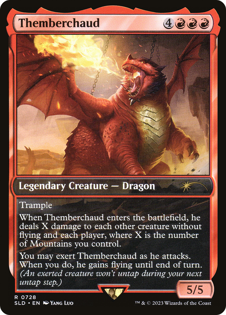 Themberchaud (SLD-728) [Secret Lair] Drop MTG Single Wizards of the Coast