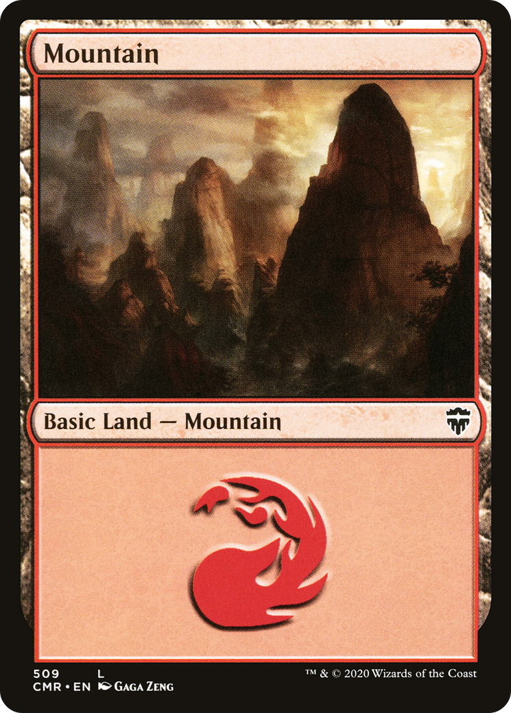 Mountain (CMR-509) [Commander Legends] MTG Single Wizards of the Coast