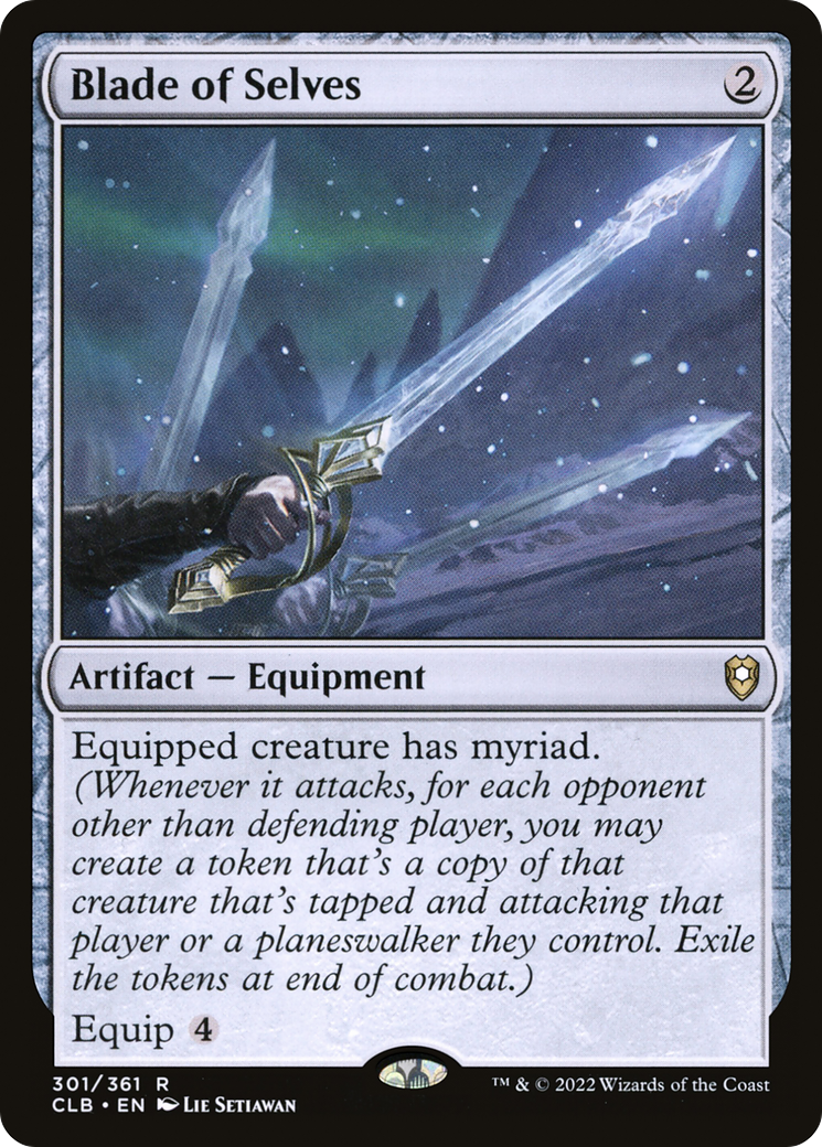 Blade of Selves (CLB-301) [Commander Legends: Battle for Baldur's Gate] MTG Single Wizards of the Coast