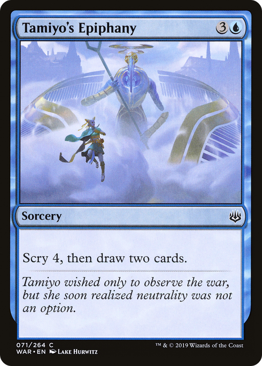 Tamiyo's Epiphany (WAR-071) [War of the Spark] Foil MTG Single Wizards of the Coast