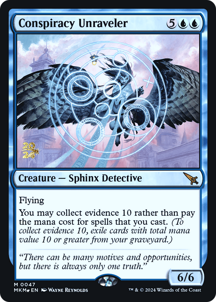 Conspiracy Unraveler (PRE-047) [Murders at Karlov Manor Promos] Foil MTG Single Wizards of the Coast