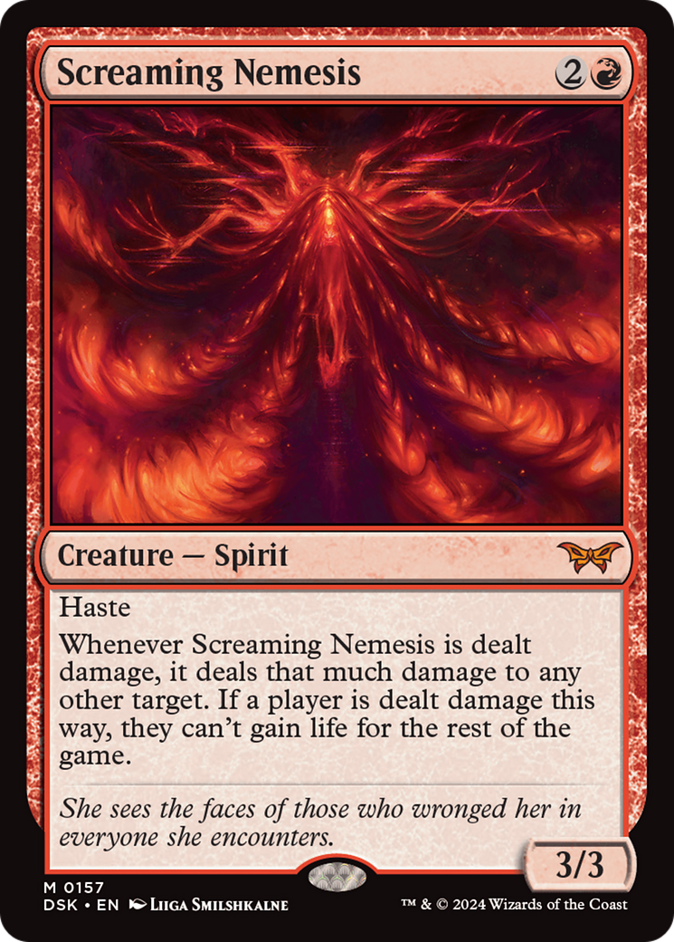 Screaming Nemesis [Duskmourn: House of Horror] MTG Single Magic: The Gathering