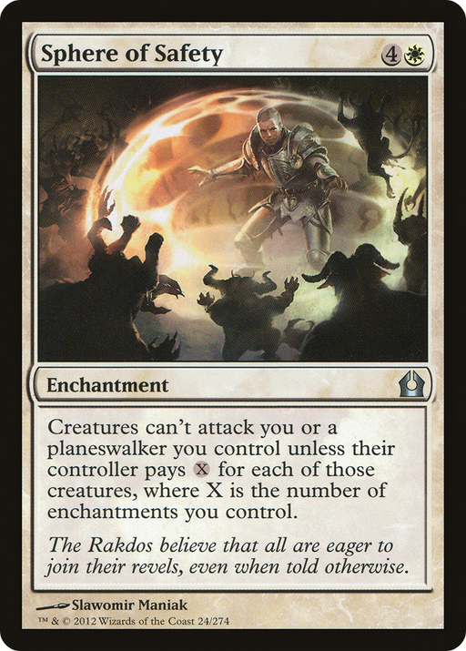 Sphere of Safety (RTR-024) [Return to Ravnica] Foil MTG Single Wizards of the Coast