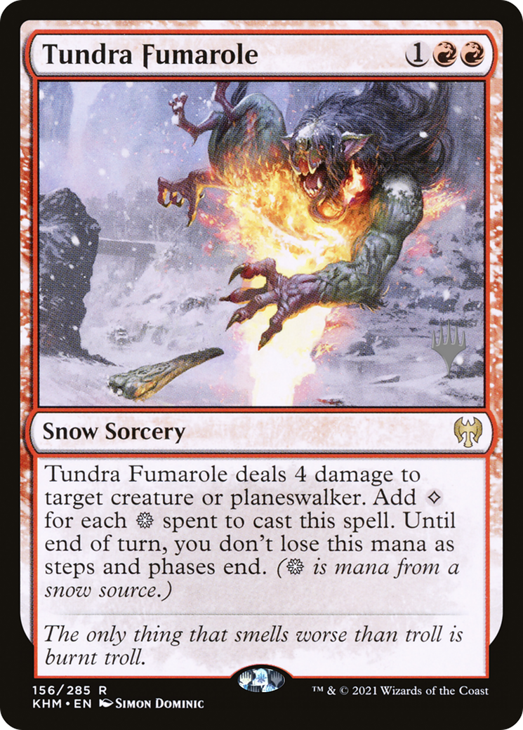 Tundra Fumarole (PPKHM-156P) [Kaldheim Promos] Foil MTG Single Wizards of the Coast