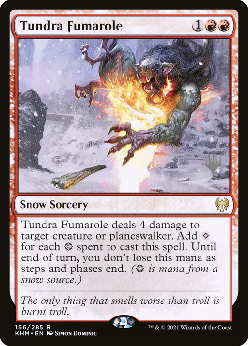 Tundra Fumarole (PPKHM-156P) [Kaldheim Promos] MTG Single Wizards of the Coast