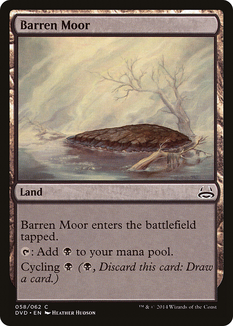 Barren Moor (DD3-058) [Misc] Duel Decks Anthology: Divine vs. Demonic MTG Single Wizards of the Coast