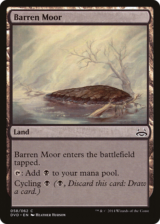 Barren Moor (DD3-058) [Misc] Duel Decks Anthology: Divine vs. Demonic MTG Single Wizards of the Coast