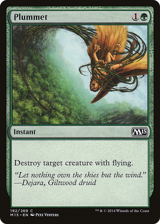 Plummet (M15-192) [Magic 2015] MTG Single Wizards of the Coast