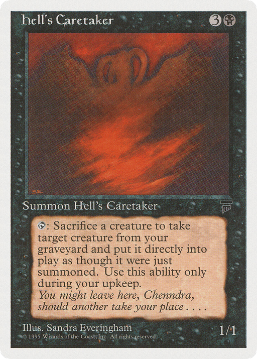 Hell's Caretaker (CHR-) [Chronicles] MTG Single Wizards of the Coast