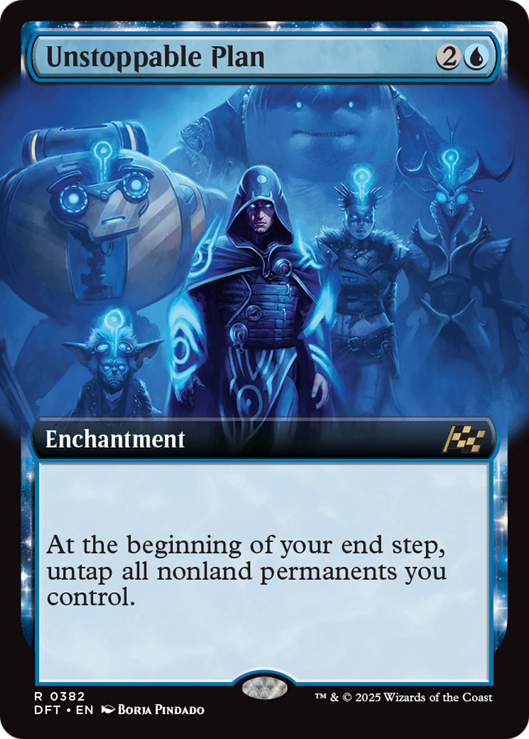 Unstoppable Plan (DFT-382) [Aetherdrift] (Extended Art) MTG Single Wizards of the Coast