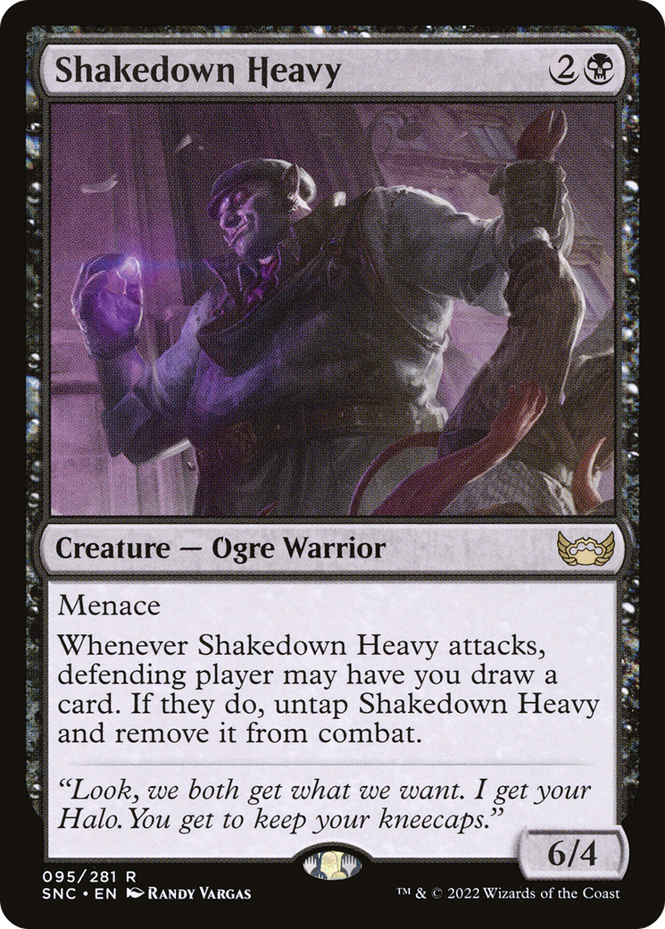 Shakedown Heavy (SNC-095) [Streets of New Capenna] Foil MTG Single Wizards of the Coast