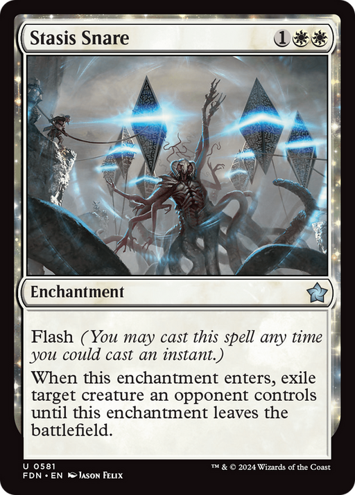 Stasis Snare (FDN-581) [Foundations] MTG Single Wizards of the Coast