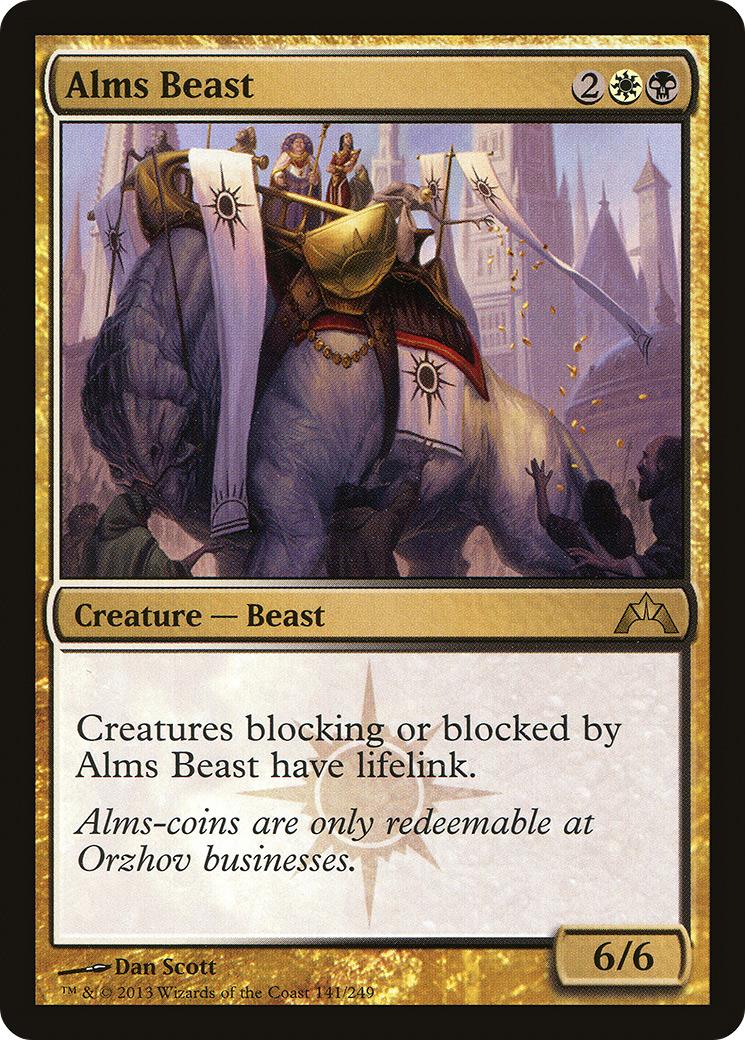 Alms Beast (GTC-141) [Gatecrash] Foil MTG Single Wizards of the Coast