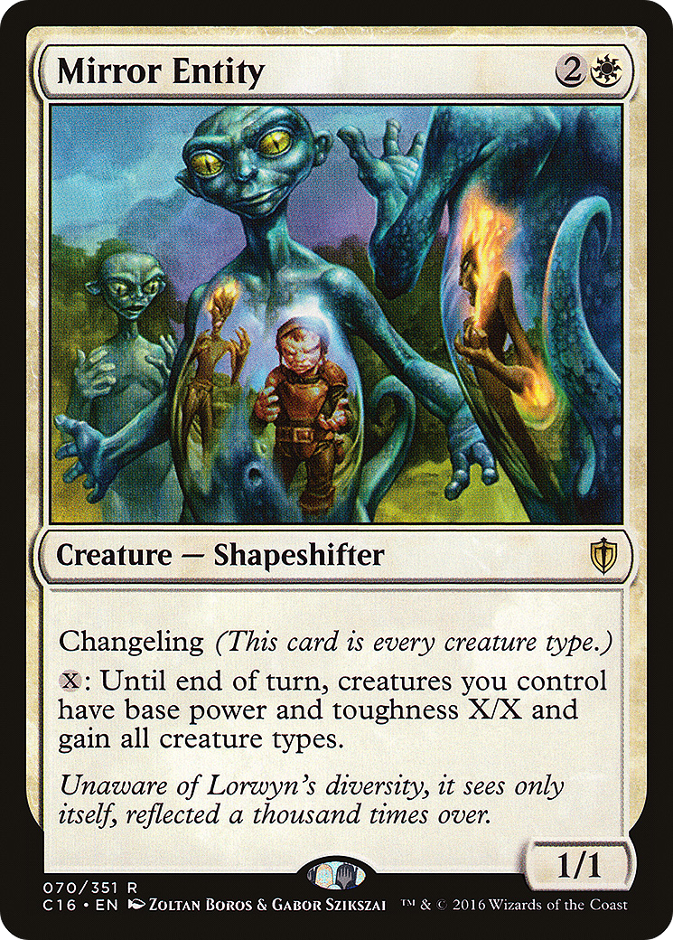 Mirror Entity (C16-070) [Commander 2016] MTG Single Wizards of the Coast