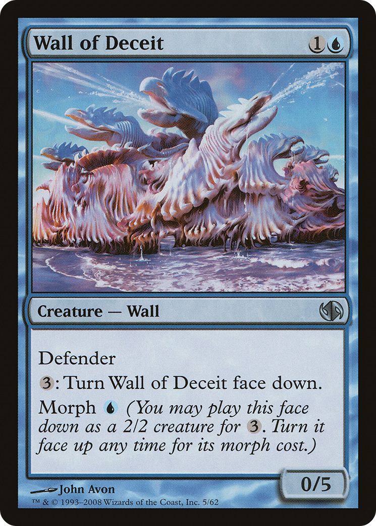 Wall of Deceit (DD2-005) [Misc] Duel Decks: Jace vs. Chandra MTG Single Wizards of the Coast