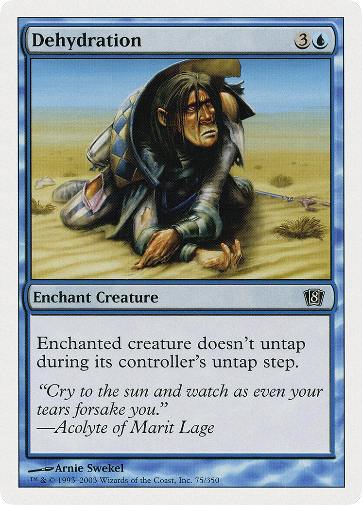Dehydration (8ED-075) [8th Edition] MTG Single Wizards of the Coast